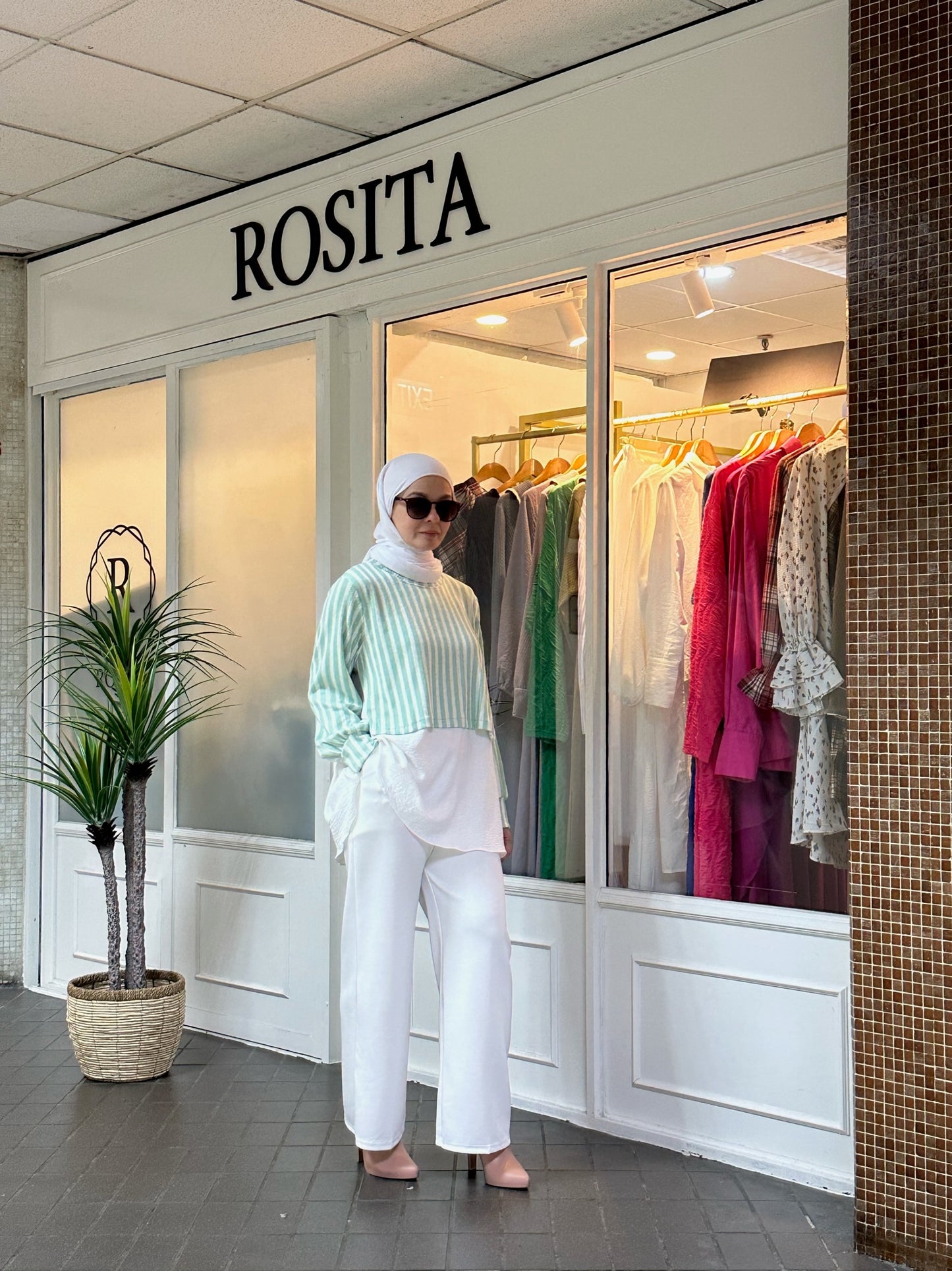 Gia Straight Cut Pants 2.0 in White