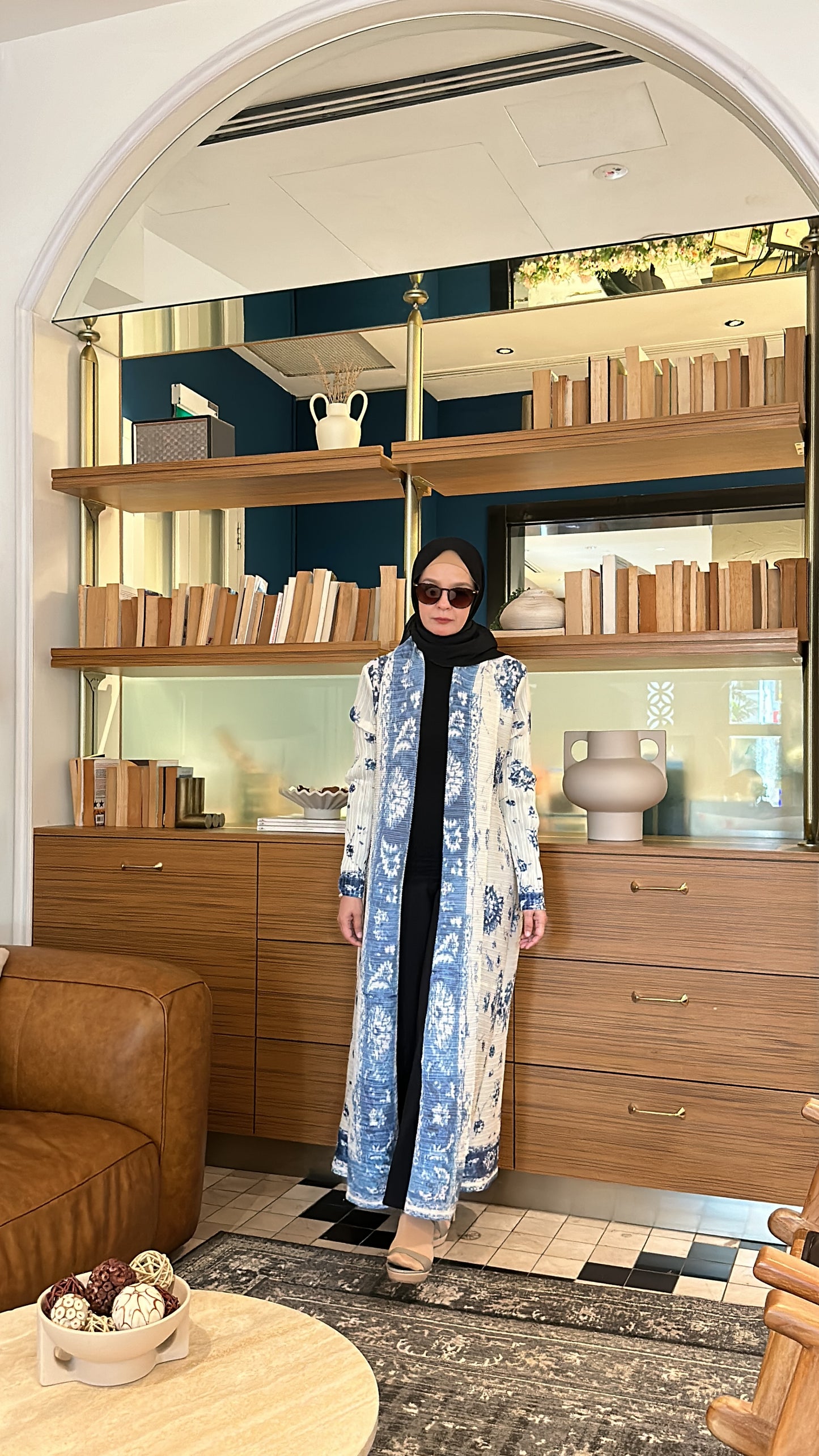 Lady Dayana White Porcelain Pleated Outerwear (Defect Sale)