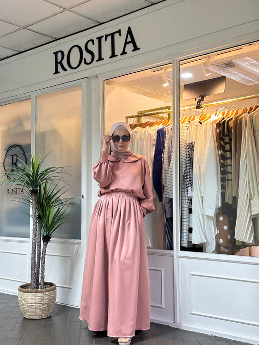 Miss Matilda Co-Ord Set in Rose Gold