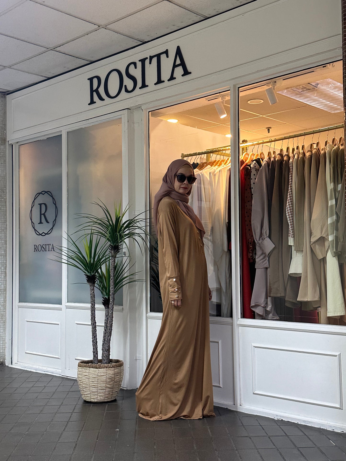 Eve Basic Lounge Dress in Mocha (NEW!)