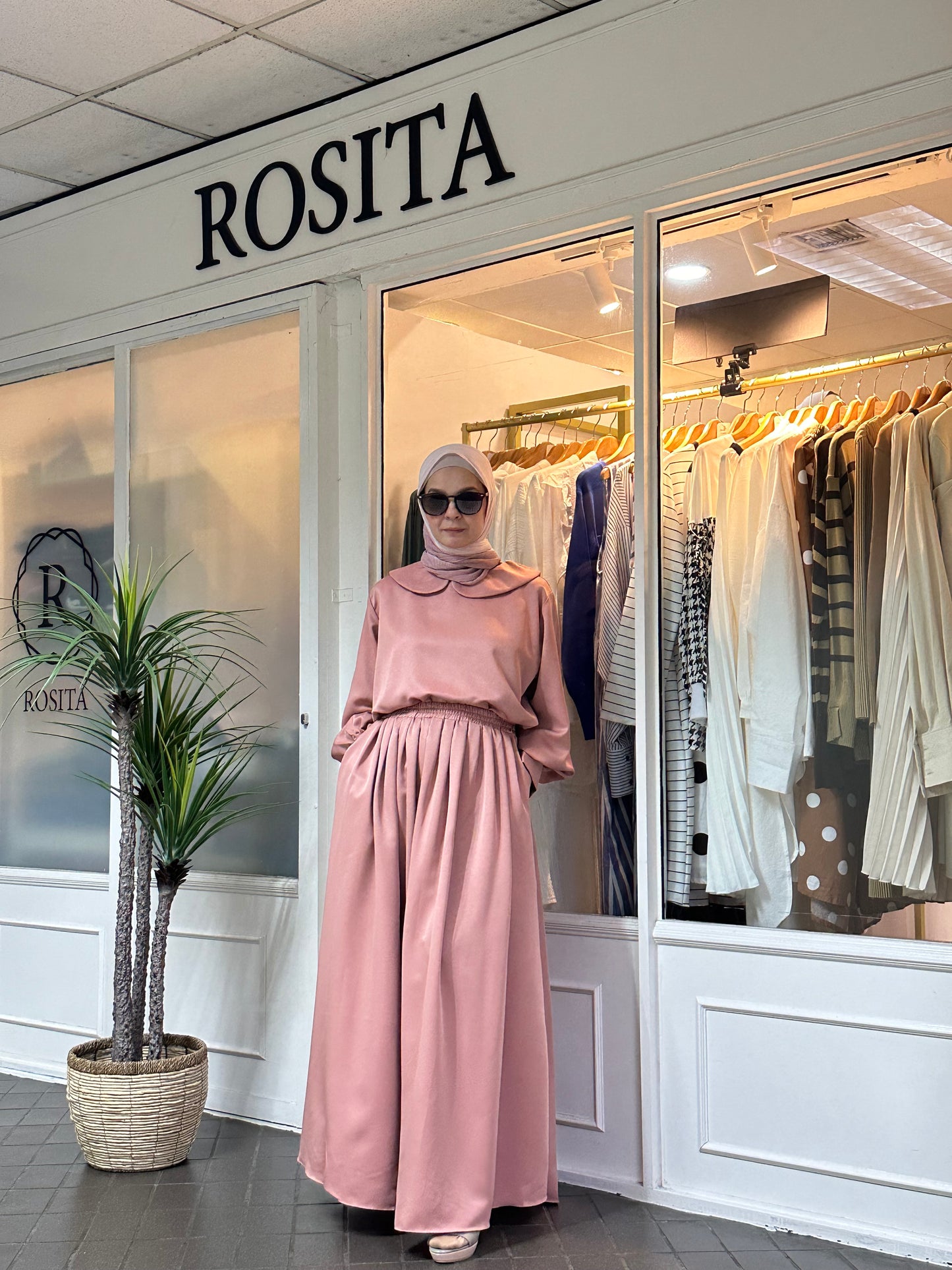 Miss Matilda Co-Ord Set in Rose Gold (SALE!)