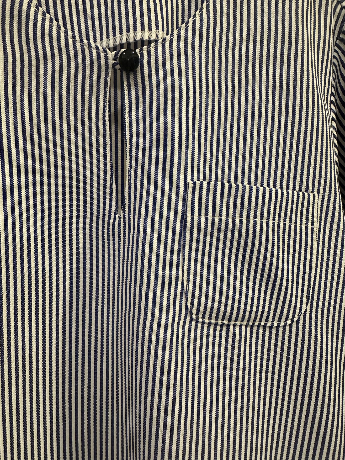 Boys Naem Kurta Top in Blue Stripes (NEW!)