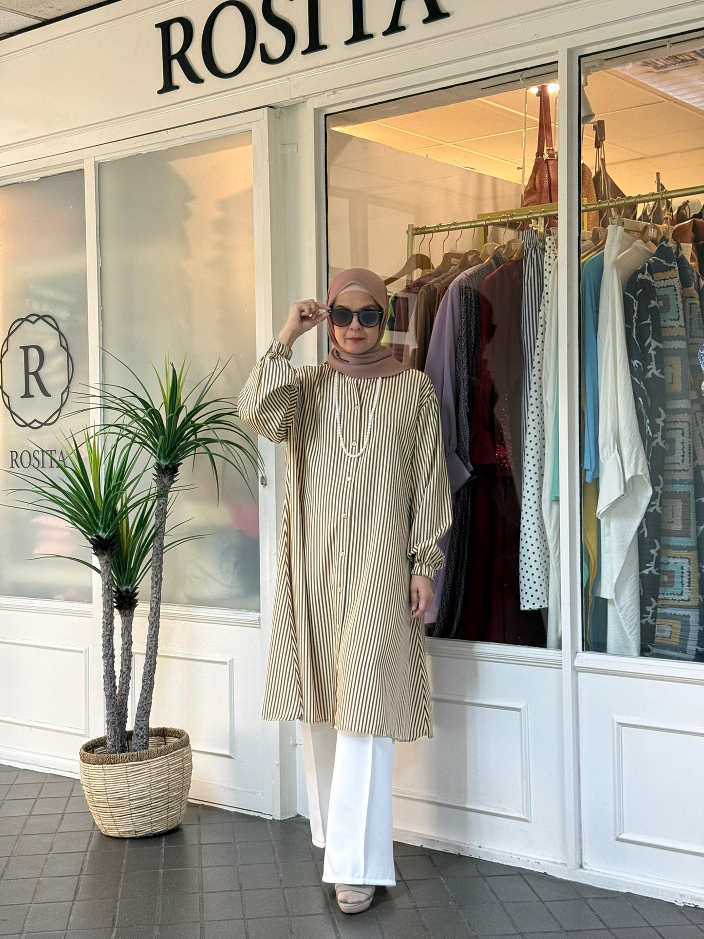 Carissa Tunic in Cream Caramel (NEW!)