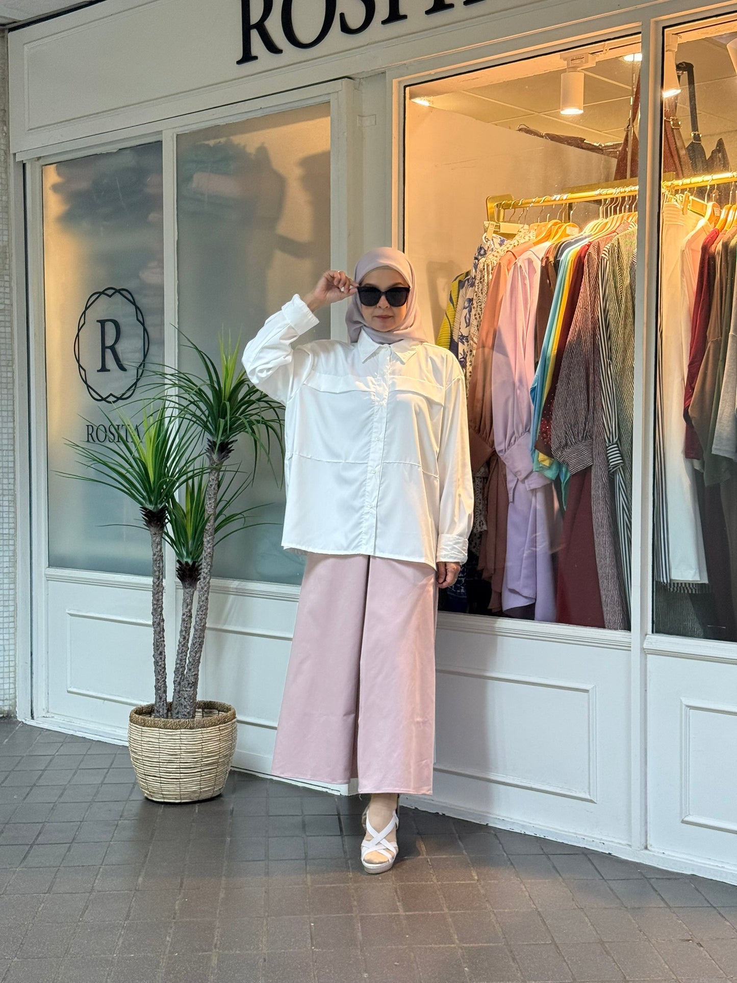 Neeja Blouse with Pocket in White (NEW!)