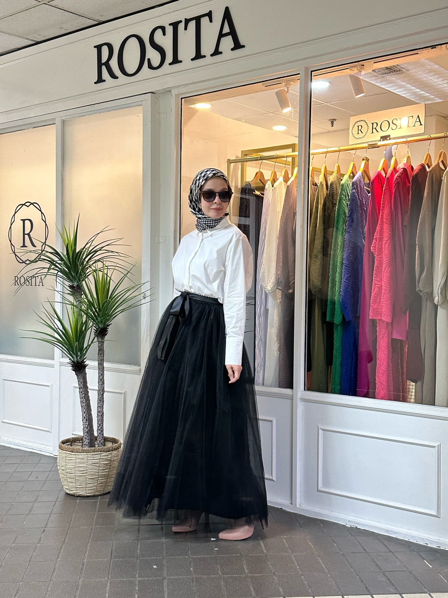 Lulu Tulle Skirt in Black