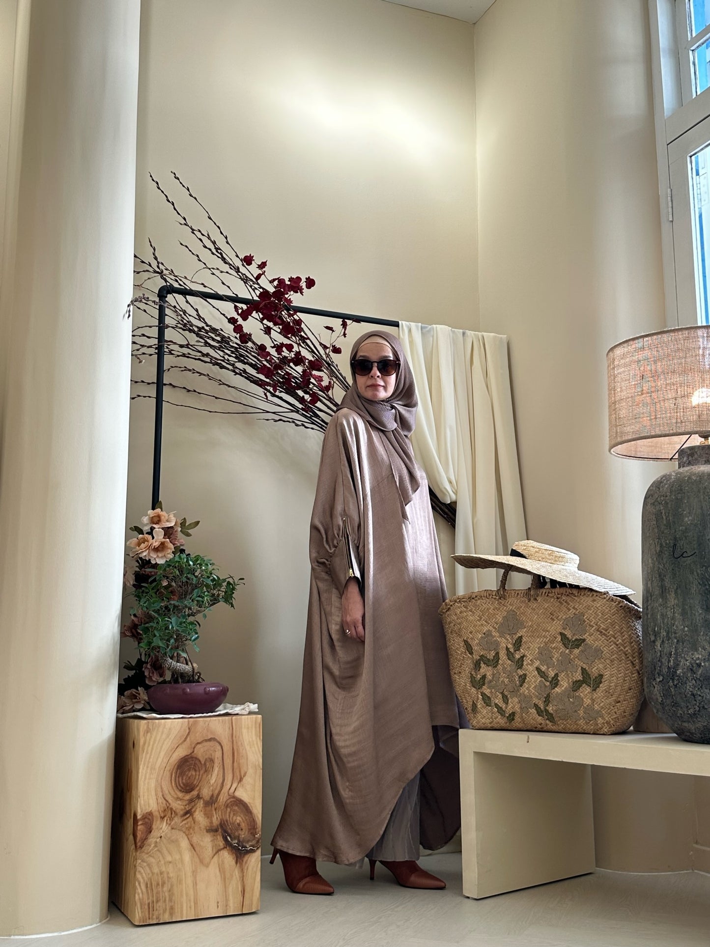 Bianca Hi-Lo Tunic in Hazel