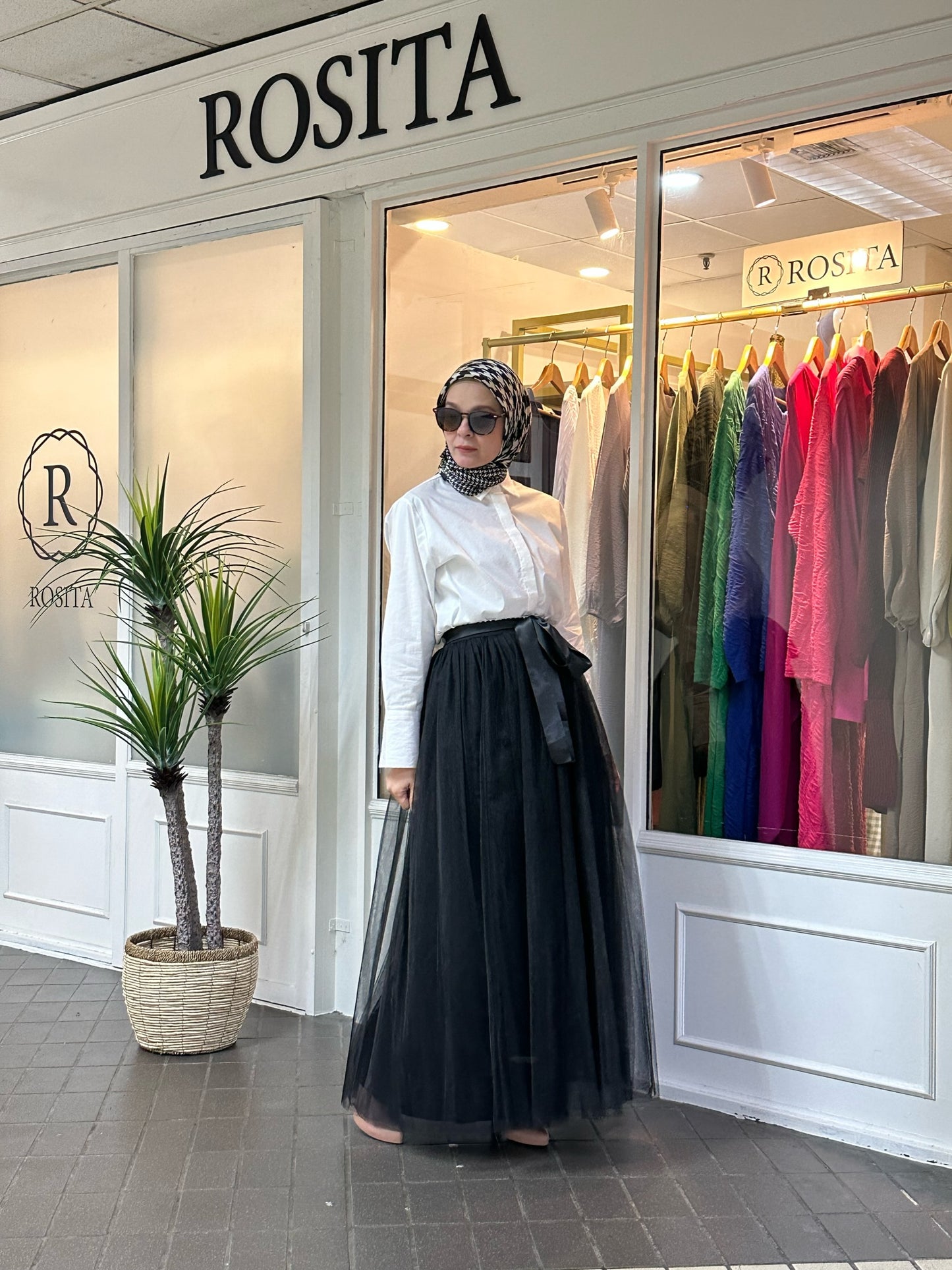 Lulu Tulle Skirt in Black
