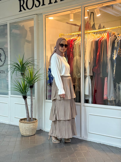 Maria Cake Skirt in Nude (NEW!)
