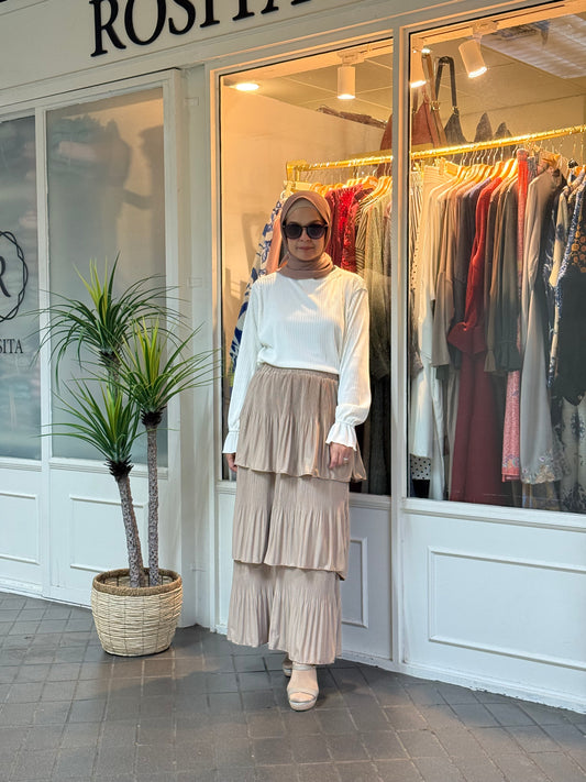 Maria Cake Skirt in Nude (NEW!)