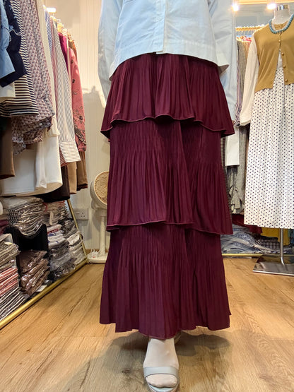 Maria Cake Skirt in Wine (NEW!)