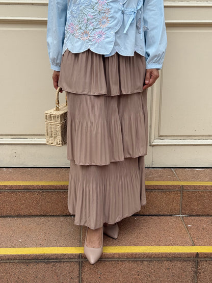 Maria Cake Skirt in Nude (NEW!)