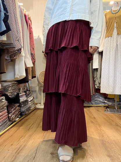Maria Cake Skirt in Wine (NEW!)