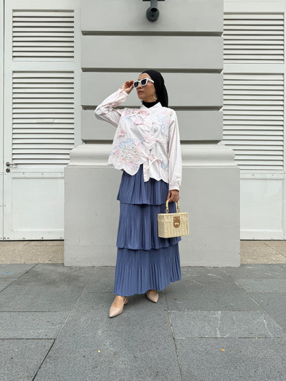 Maria Cake Skirt in Denim Blue (NEW!)