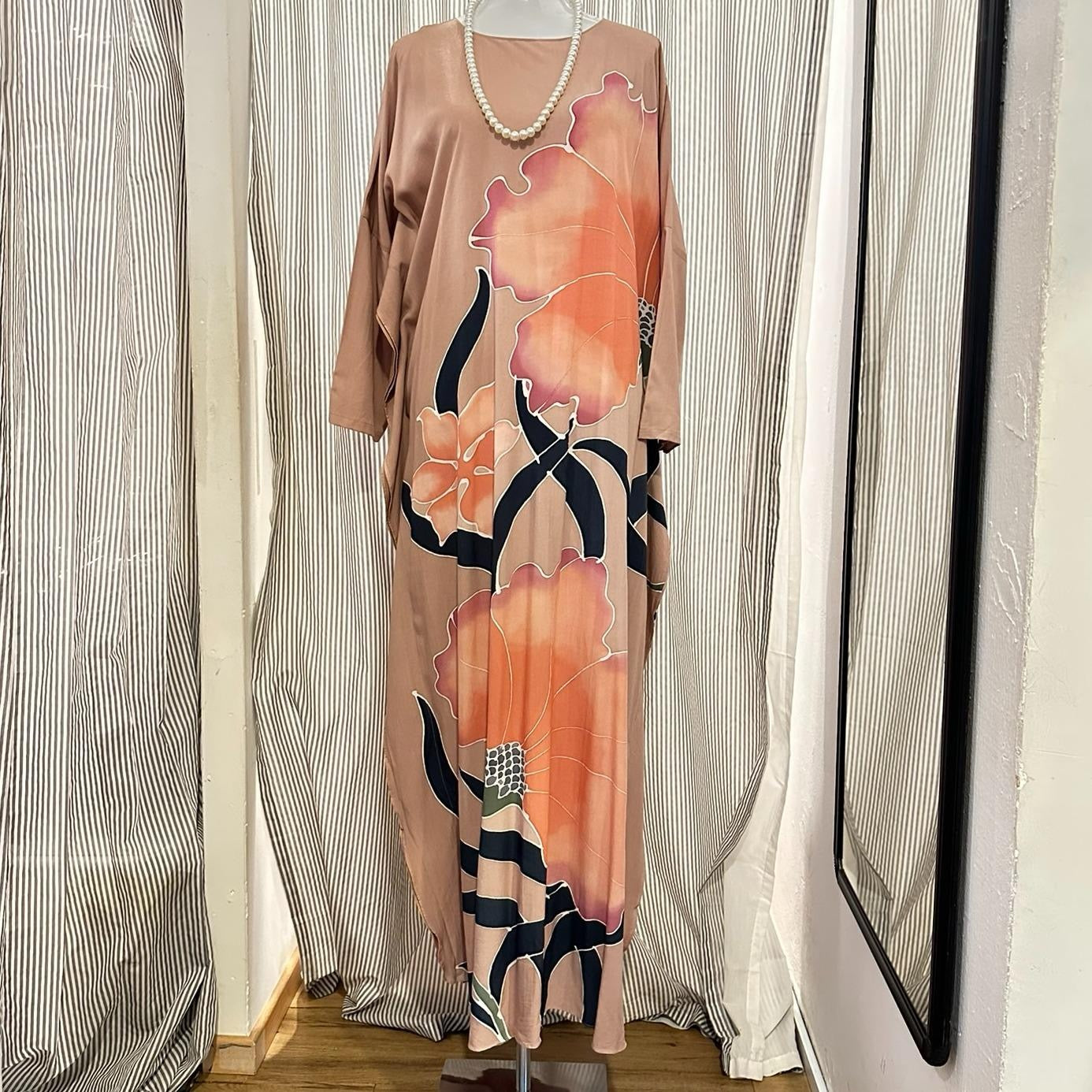 Assorted Long Sleeve Batik Kaftan