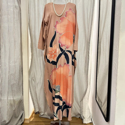 Assorted Long Sleeve Batik Kaftan
