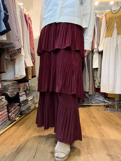 Maria Cake Skirt in Wine (NEW!)