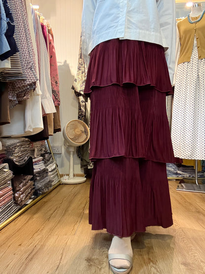 Maria Cake Skirt in Wine (NEW!)