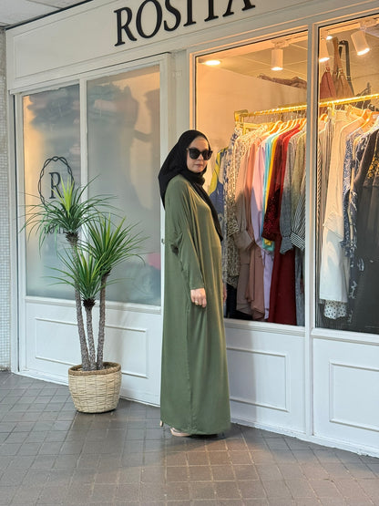Alina Batwing Dress in Olive (NEW!)