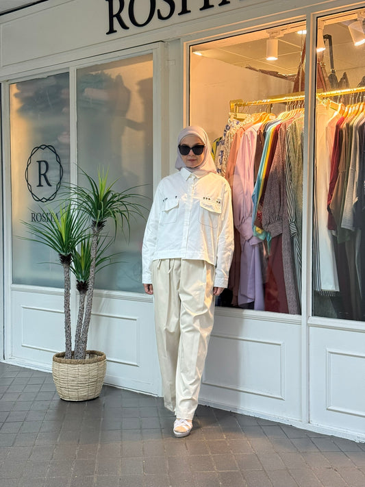 Reiss Baggy Pants in Beige (NEW!)