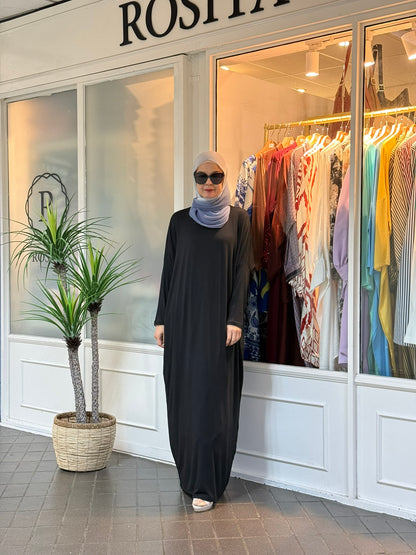 Alina Batwing Dress in Black (NEW!)
