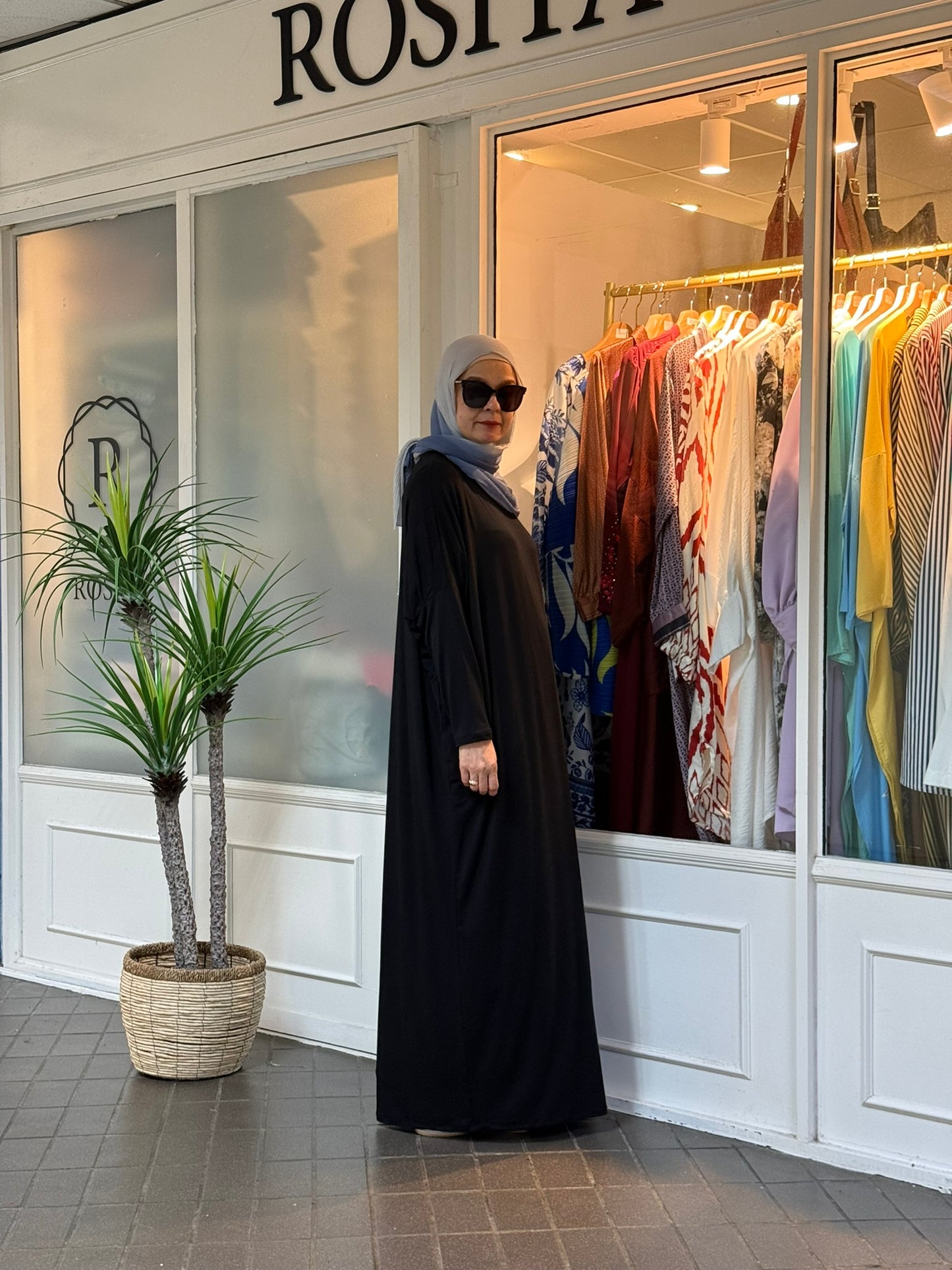 Alina Batwing Dress in Black (NEW!)