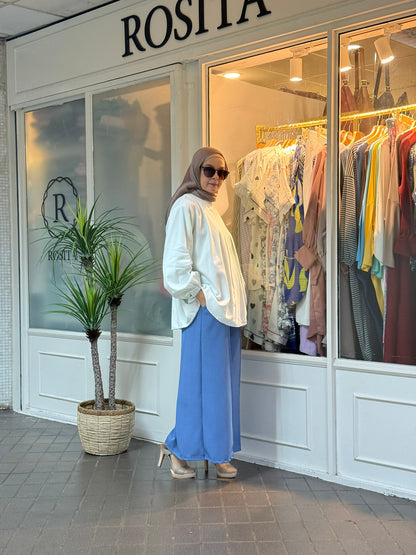 Faye Denim Top in Bleach (NEW!)
