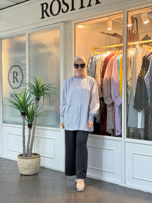 Lula Buttoned Down Blouse in Blue (NEW!)