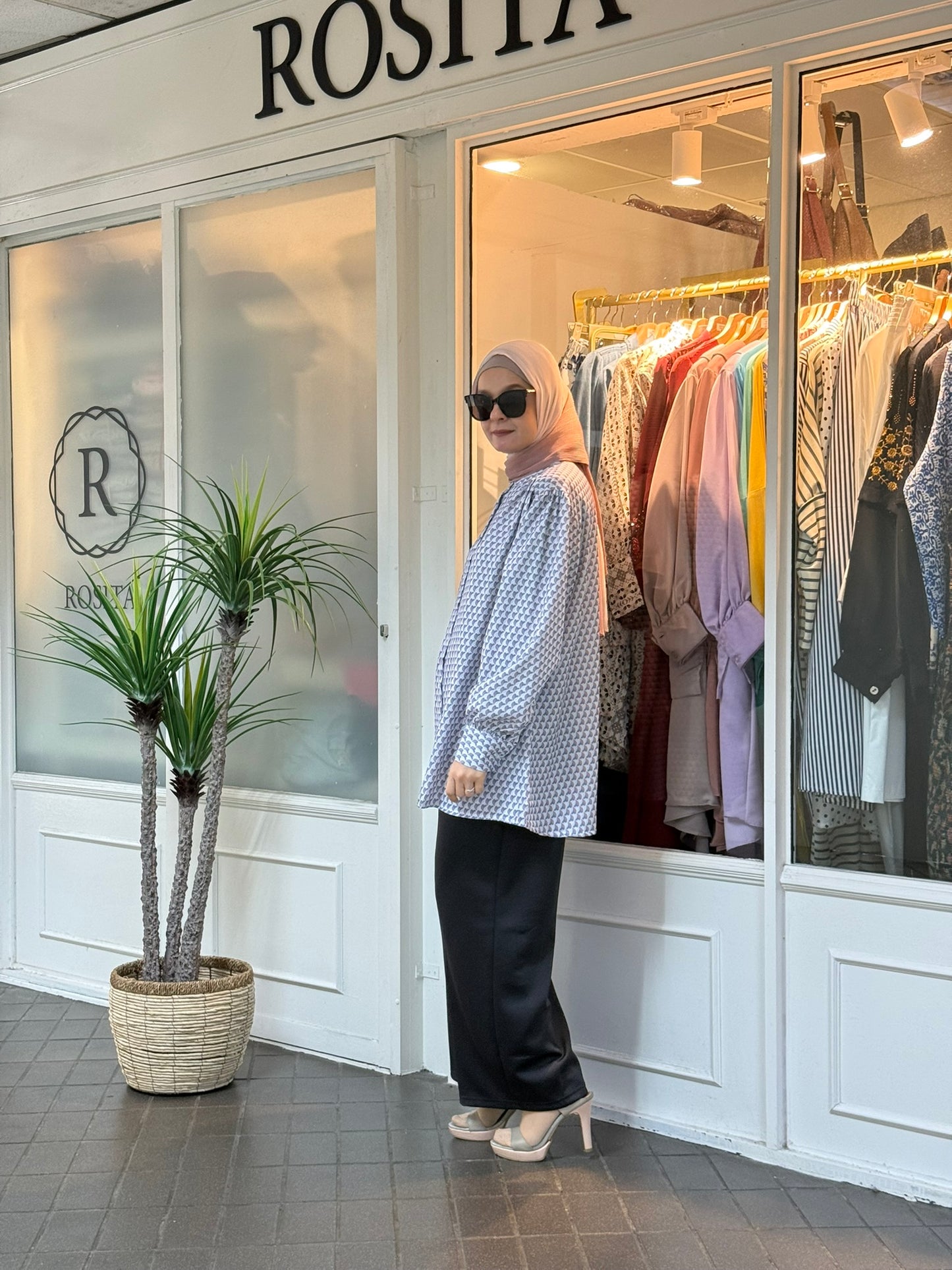 Lula Buttoned Down Blouse in Blue (NEW!)
