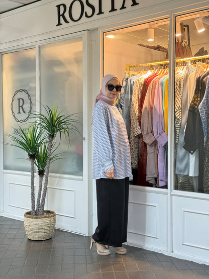 Lula Buttoned Down Blouse in Blue (NEW!)