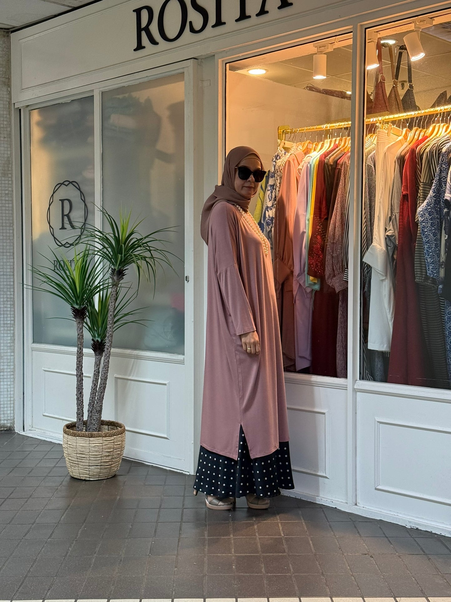 Yuna Batwing Tunic in Blush (NEW!)