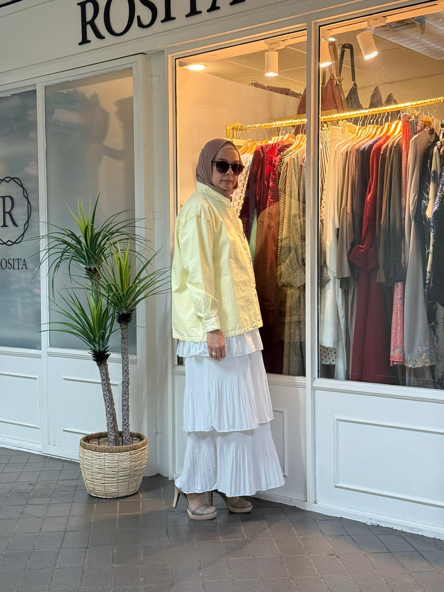 Anna Outerwear Top in Butter Yellow (NEW!)