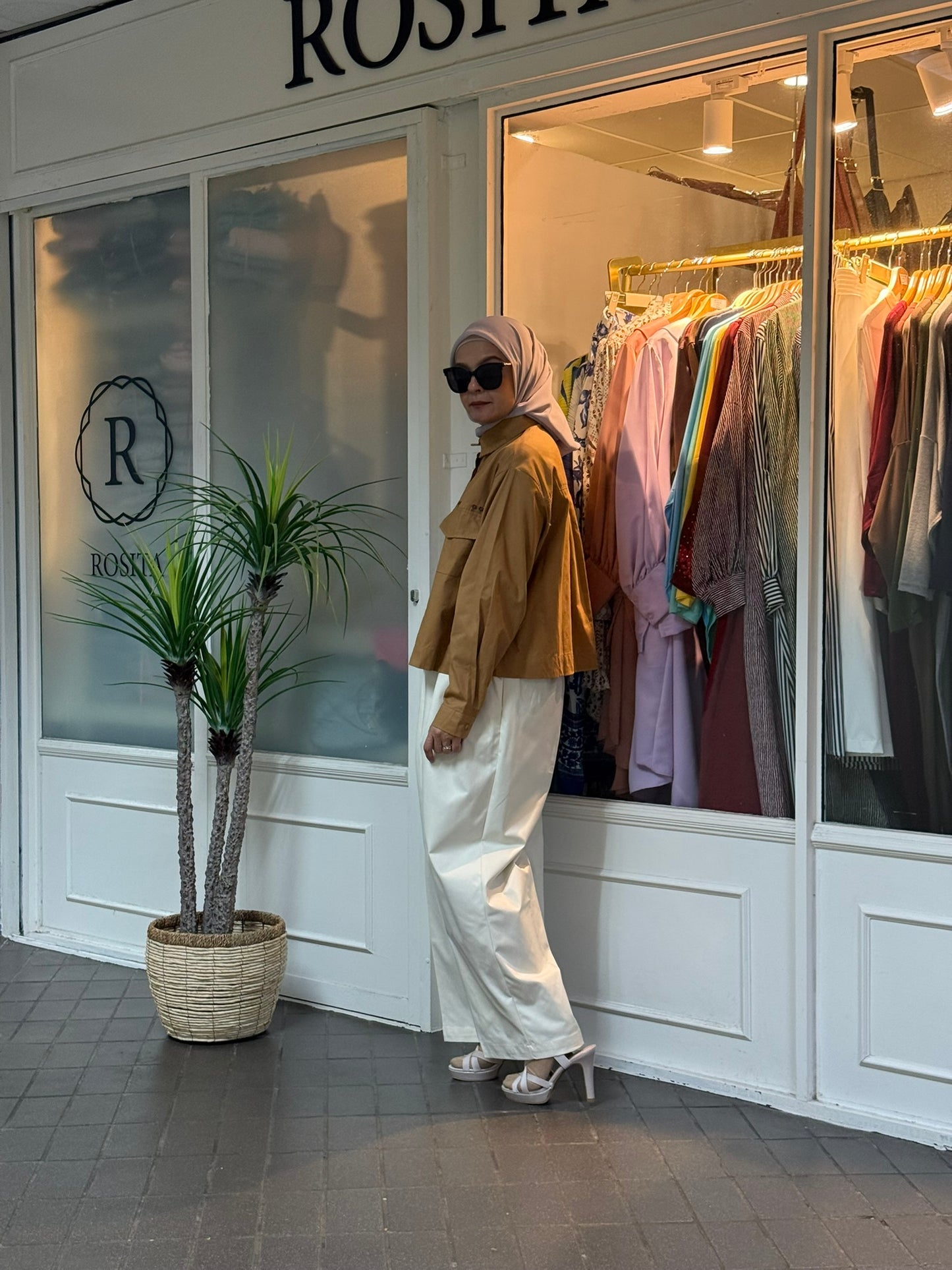 Daisy Crop Top in Camel (SALE!)
