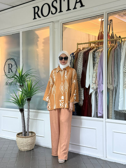 Raisa Pants Set in Tribal Caramel (NEW!)