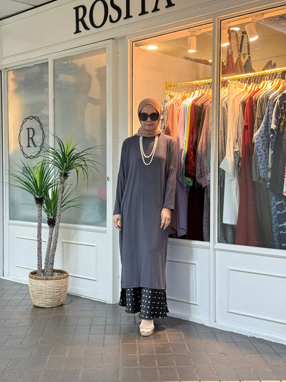 Yuna Batwing Tunic in Charcoal (NEW!)