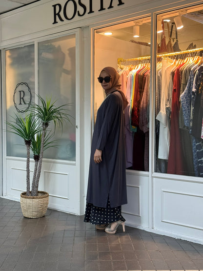 Yuna Batwing Tunic in Charcoal (NEW!)