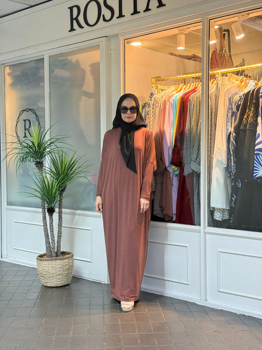 Alina Batwing Dress in Choco (NEW!)