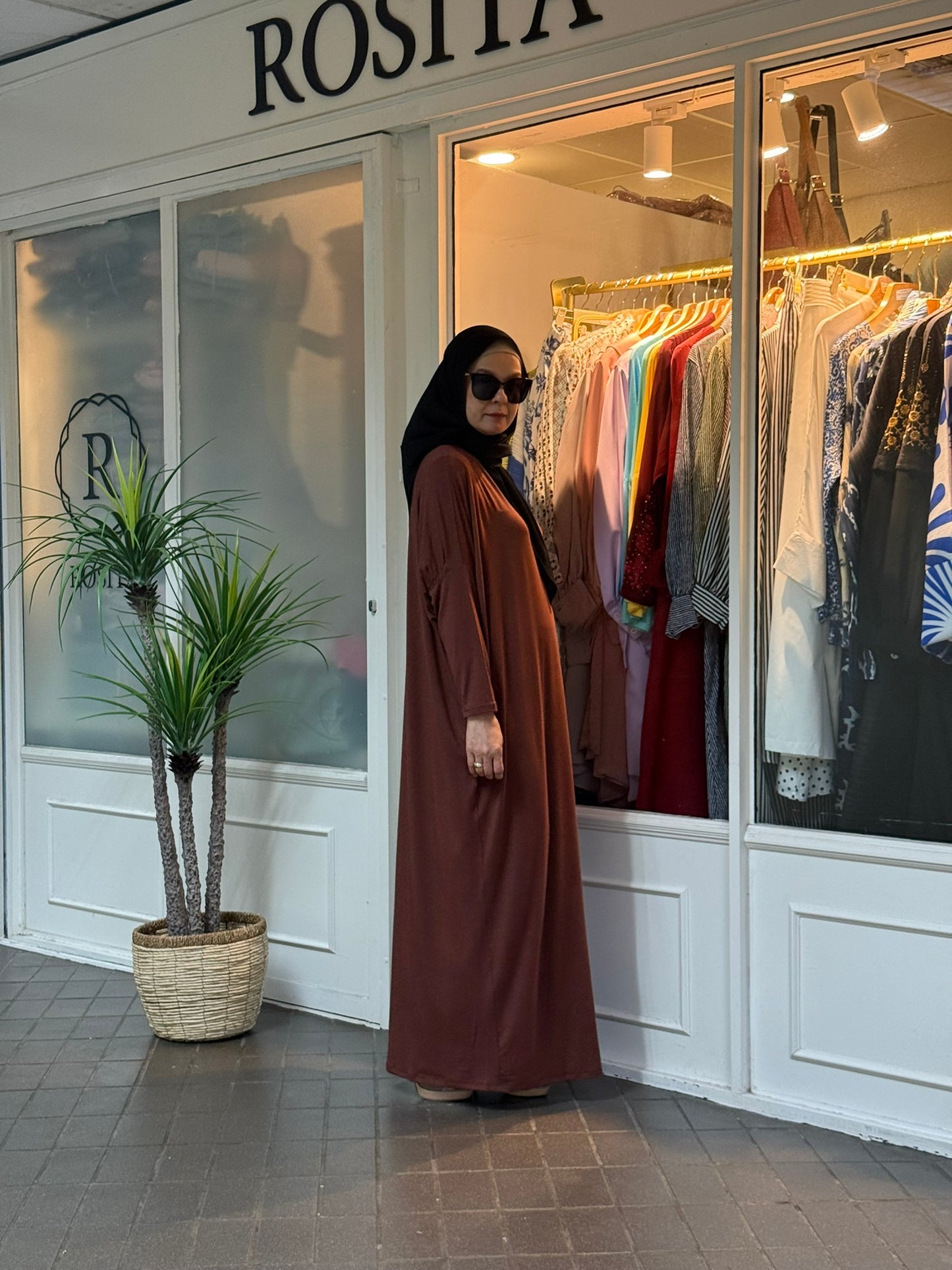 Alina Batwing Dress in Choco (NEW!)