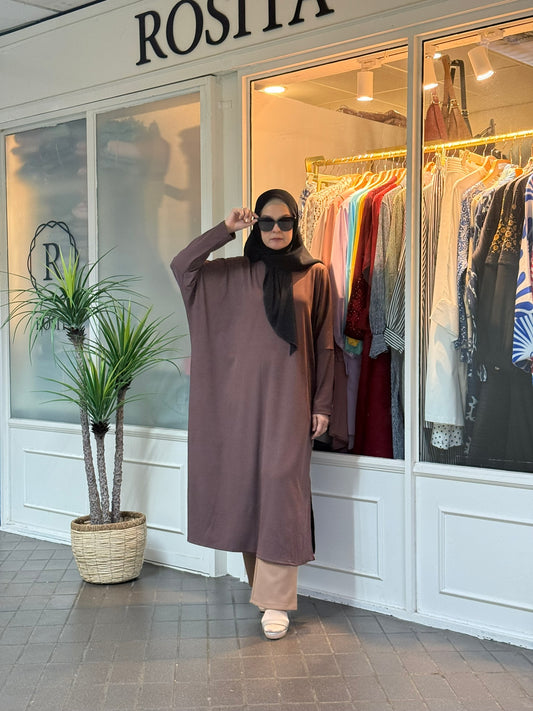 Vanda 2.0 Tunic in Dark Brown (NEW!)