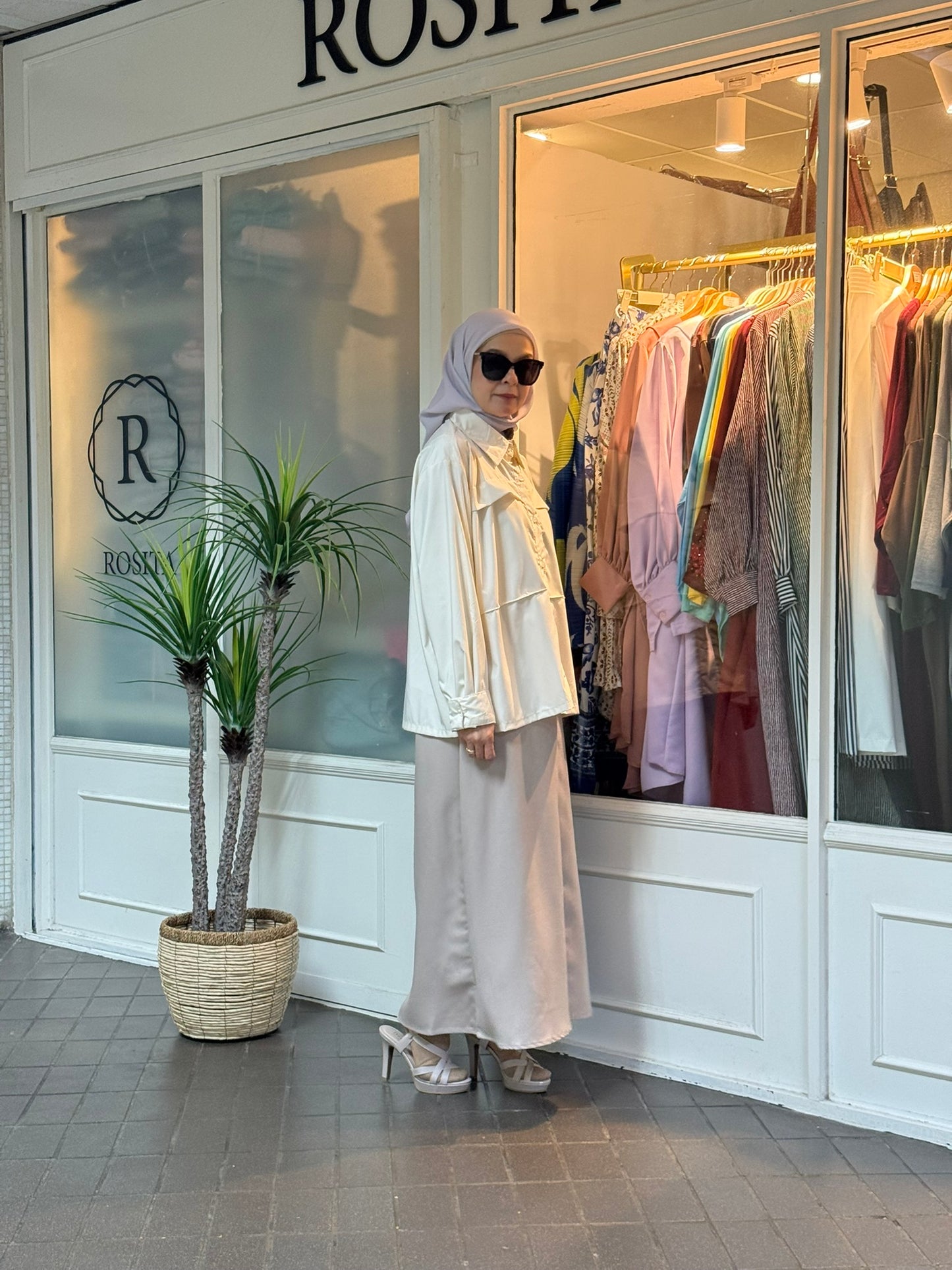Neeja Blouse with Pocket in Cream (NEW!)