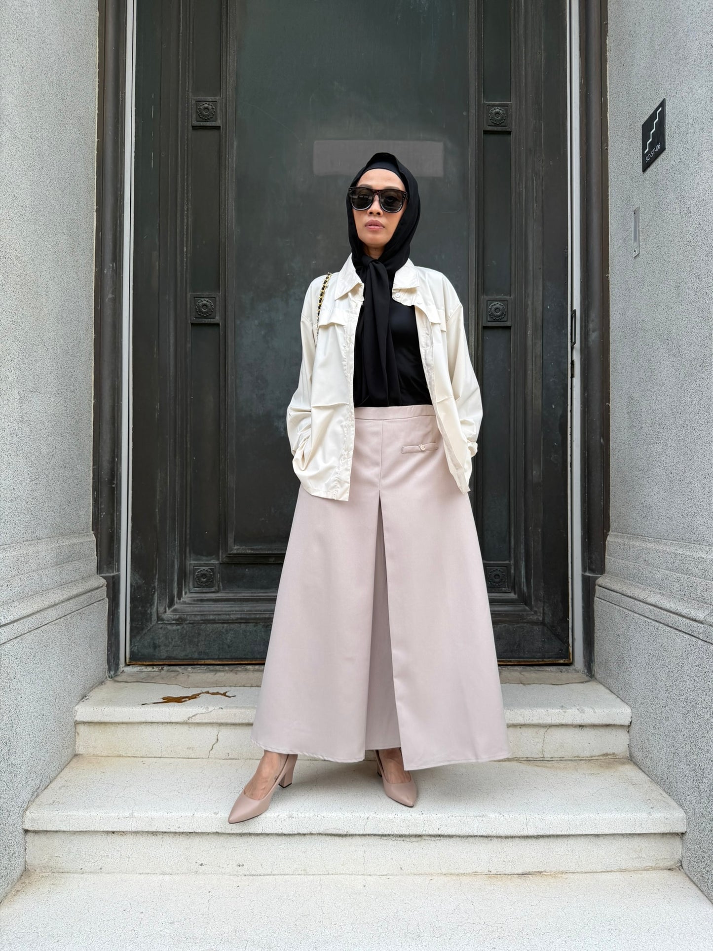Neeja Blouse with Pocket in Cream (NEW!)