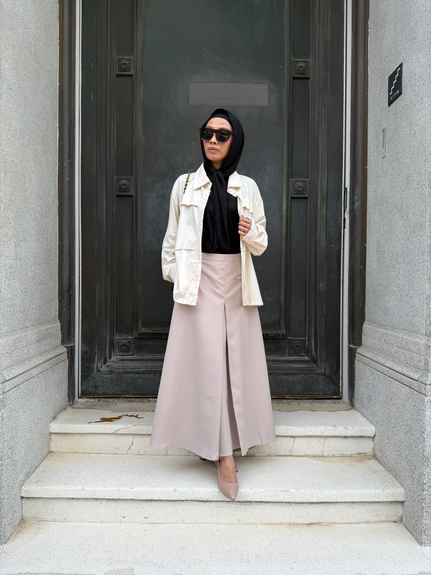 Neeja Blouse with Pocket in Cream (NEW!)