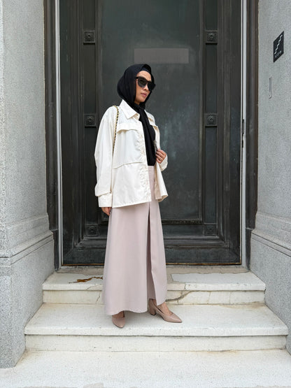 Neeja Blouse with Pocket in Cream (NEW!)