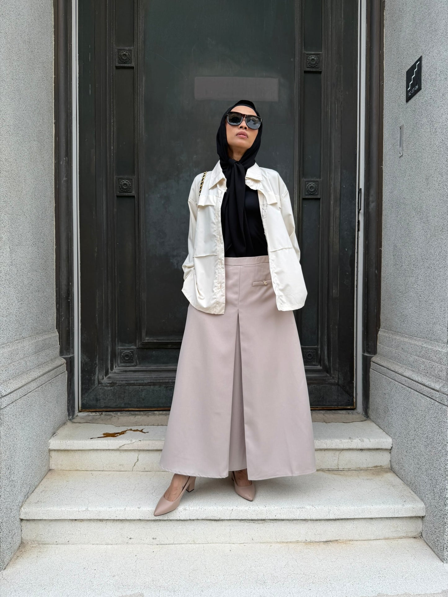 Neeja Blouse with Pocket in Cream (NEW!)