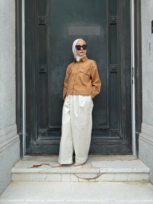 Reiss Baggy Pants in Creme (NEW!)