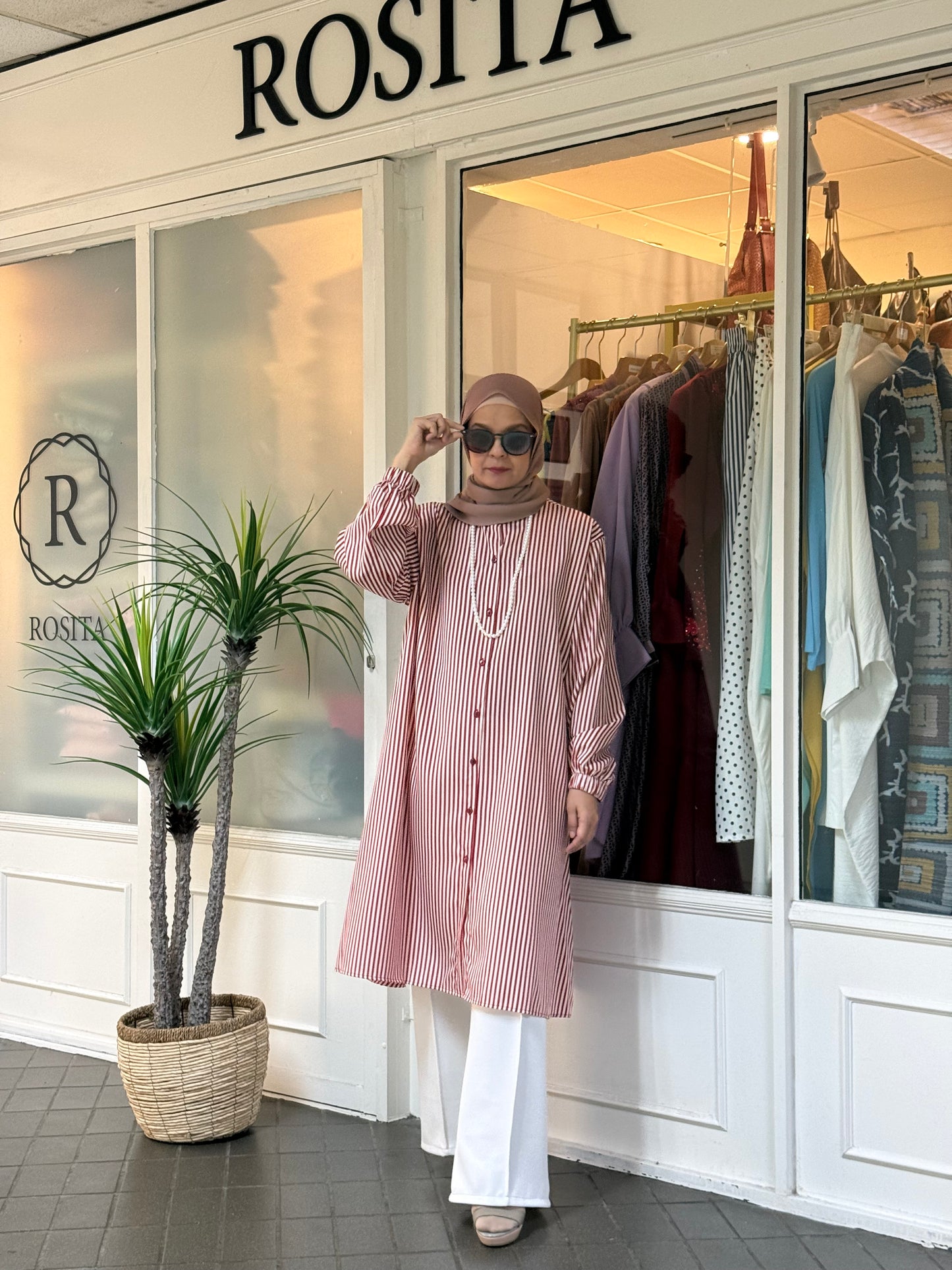 Carissa Tunic in Red (NEW!)