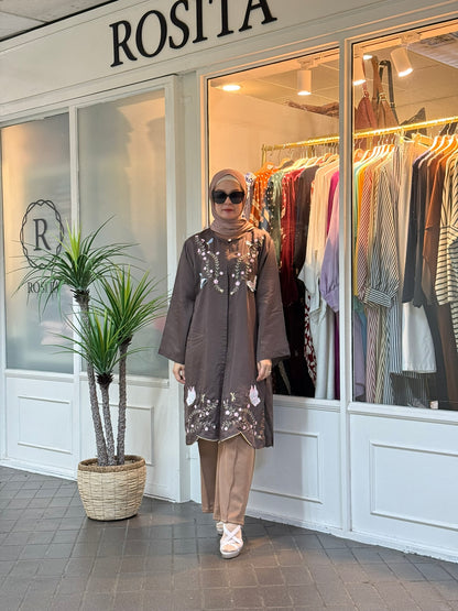 Ramma Tunic in Rich Brown (NEW!)