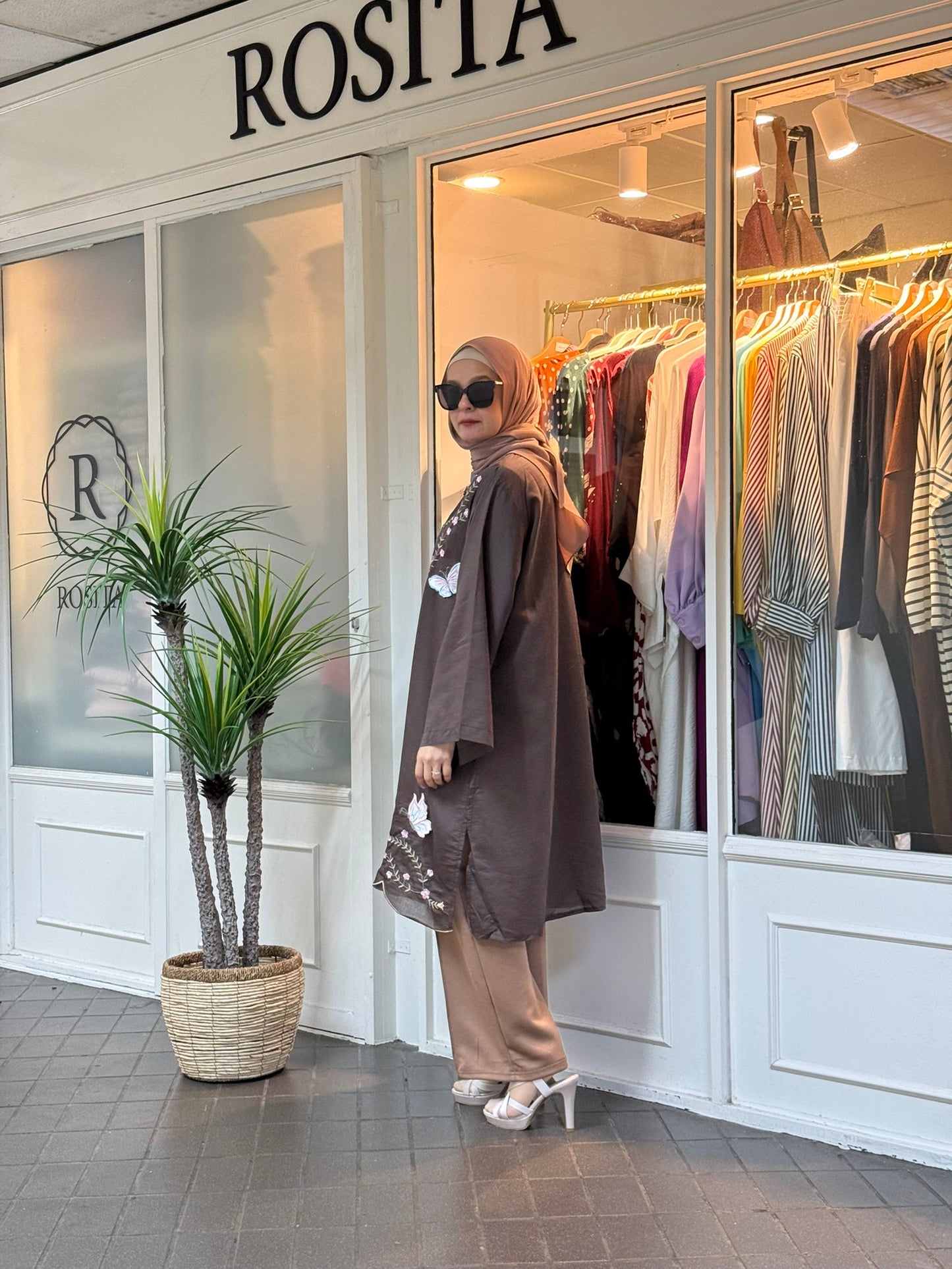 Ramma Tunic in Rich Brown (NEW!)
