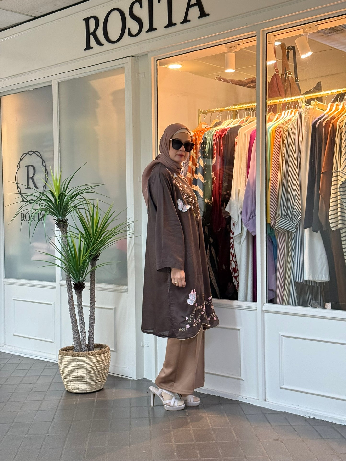 Ramma Tunic in Rich Brown (NEW!)