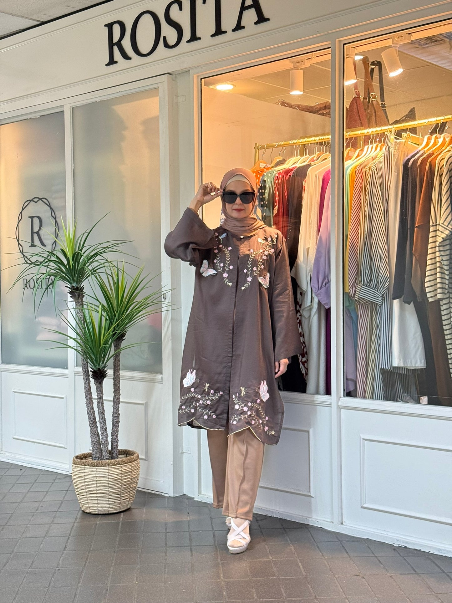 Ramma Tunic in Rich Brown (NEW!)