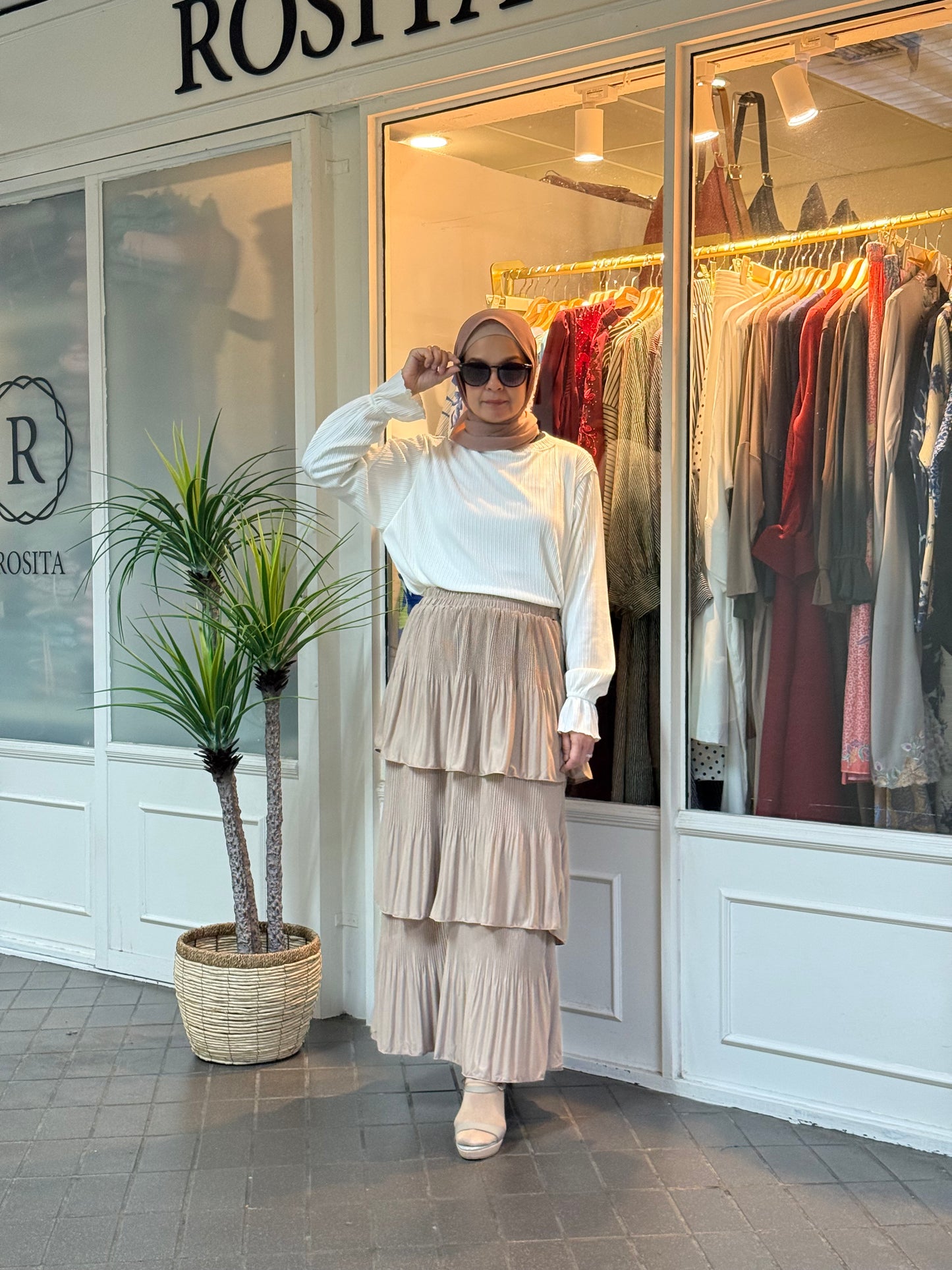 Maria Cake Skirt in Nude (NEW!)